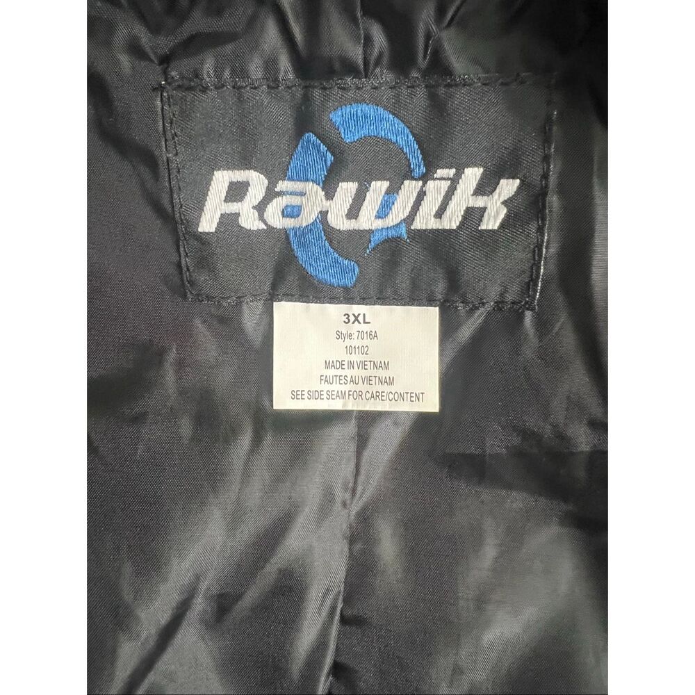 RAWIK Skiwear Insulated Snow Bibs Adult Plus Size 3XL Black Waterproof Overalls - Picture 12 of 14